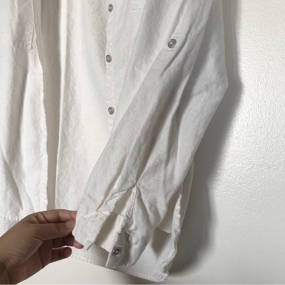 🍒3/$25 Anne Klein white button up - Picture 4 of 4